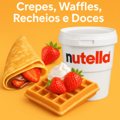 Crepes, Waffles, Recheios e Doces
