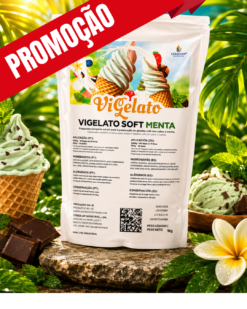 Gelado Soft Menta “Vi Gelato” 1kg