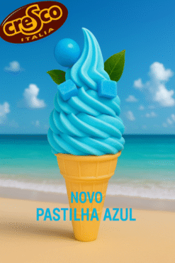 Gelado Pastilha Azul