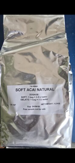 Acaí em Pó embalagm de 1.50kg = 33 copos 150 gr /caixas com 8 unidades