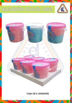 Algodão Doce - 100g pack com 120un