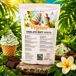 Gelado Soft Menta "Vi Gelato” 1kg